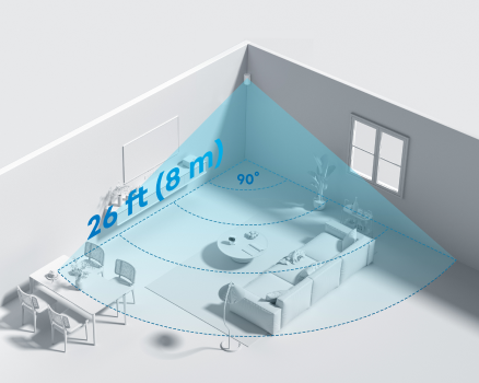 eufy E20 Bewegungssensor – 90° Erfassungswinkel und 8 m Reichweite