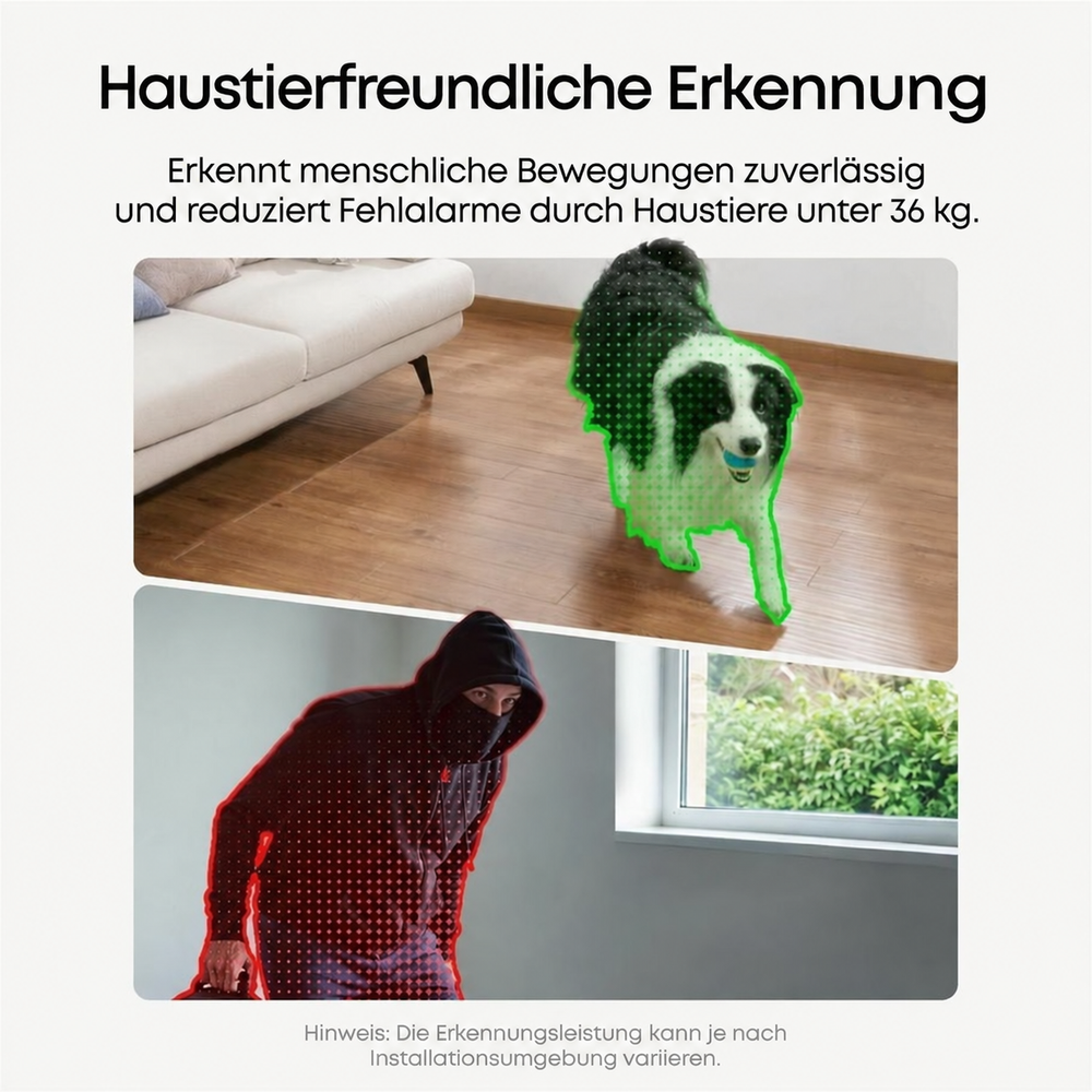 eufy E20 Bewegungssensor – Haustierfreundliche Erkennung