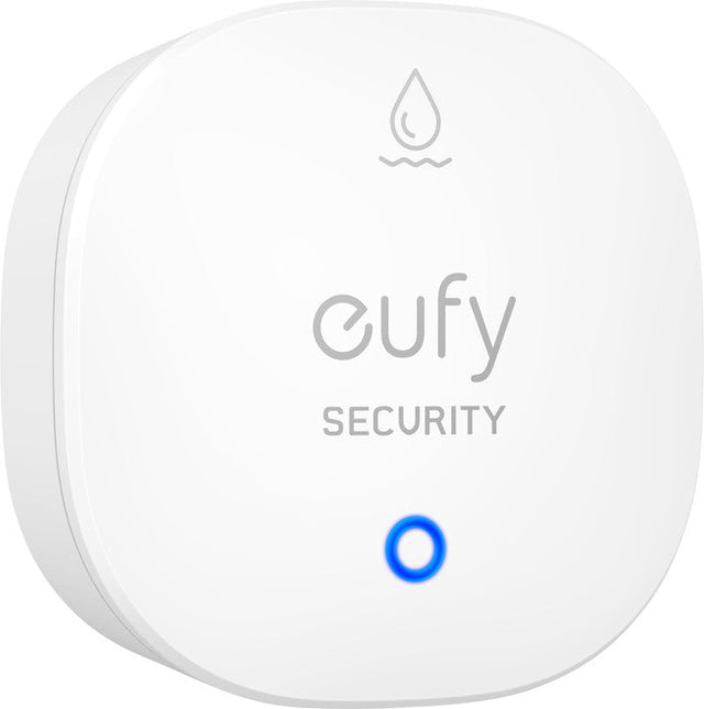 eufy T89203D1 Wasser- und Frostsensor – Vorderseite aus seitlicher Perspektive