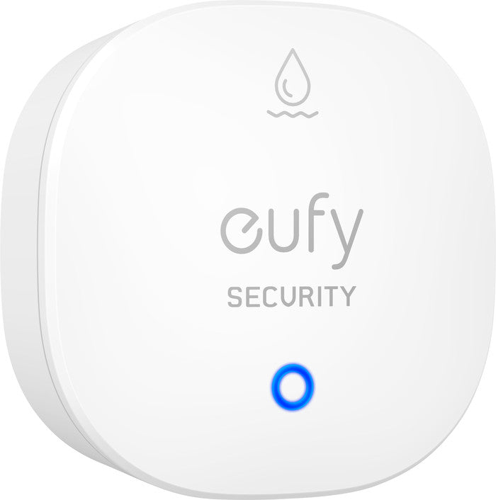 eufy T89203D1 Wasser- und Frostsensor – Vorderseite aus seitlicher Perspektive