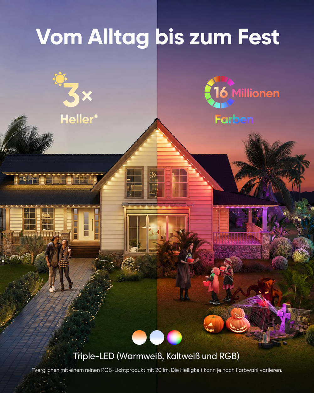 eufy E22 Beleuchtung vom Alltag bis zum Fest