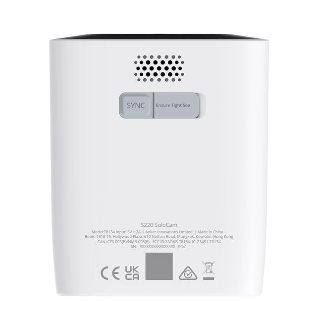 eufy SoloCam S220 - 2K-Außenkamera - 2er-Set Netzwerk-Überwachungskamera – Weiß