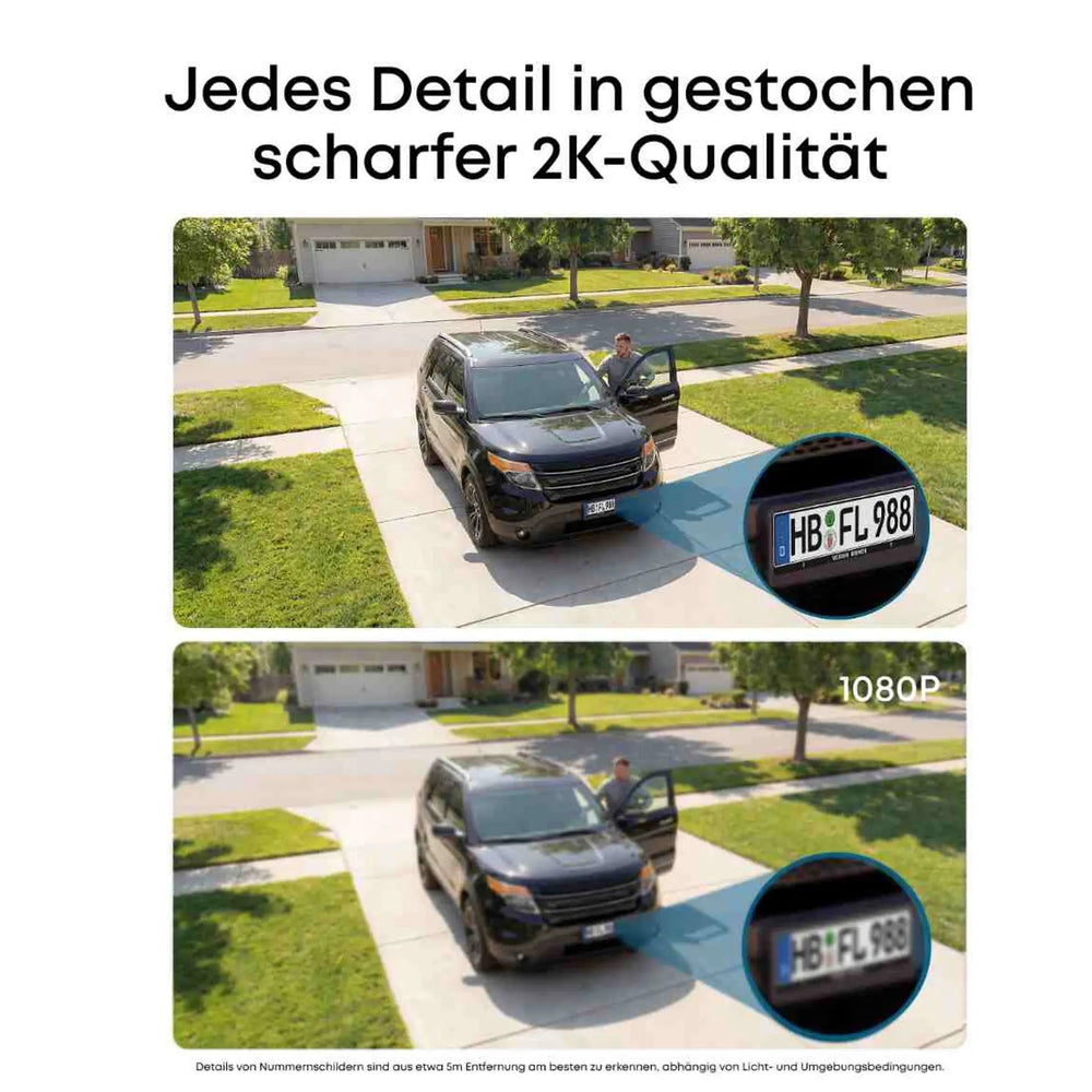 Vergleich der 2K-Auflösung der eufyCam C36
