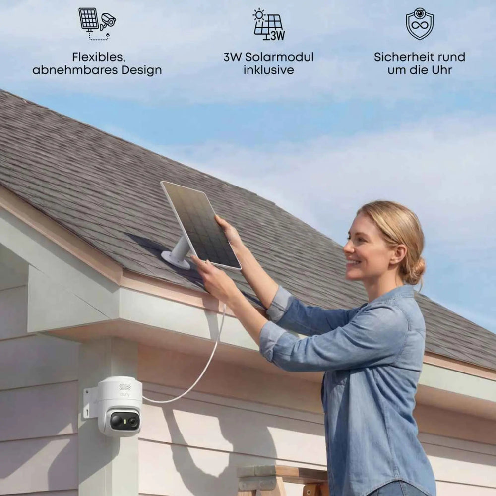 Kamera und Solarpanel der eufyCam C36 unabhängig ausrichten