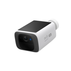 eufy SoloCam E30 mit Solarpanel, seitliche Produktansicht