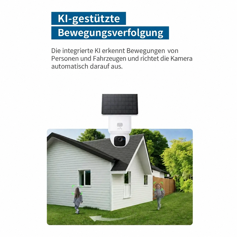KI-gestützte Bewegungsverfolgung der eufy SoloCam E30