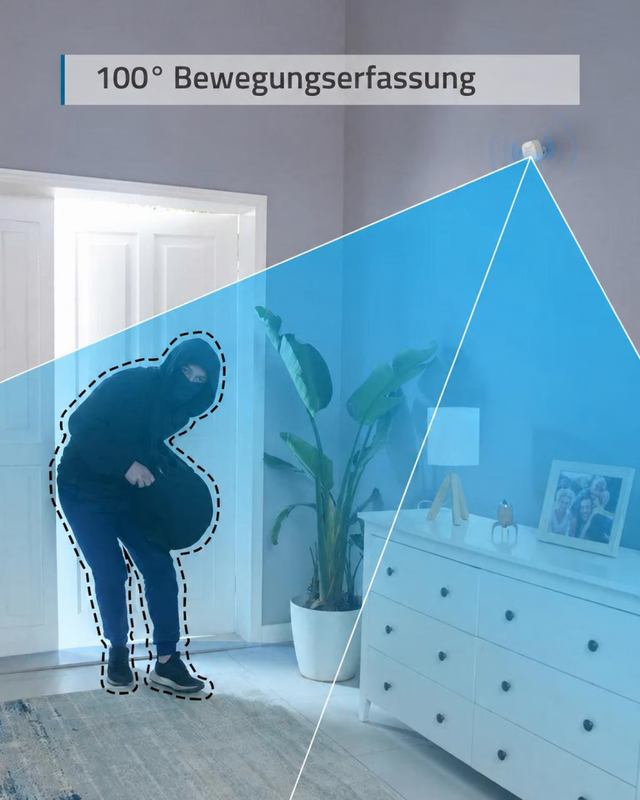 eufy T8910021 Bewegungssensor – 100° Bewegungserfassung