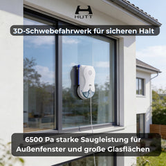HUTT 10 Fensterputzroboter mit Nass- und Trockenreinigung, eckig & rund, 6500 Pa, Weiß - hutt-10-08-usp-suction.jpg