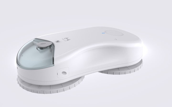 HUTT DDC55PRO Fensterputzroboter mit Doppelmotor-Rotationsreinigung, 3D-Schwebefahrwerk, 5400 Pa, Weiß - hutt-ddc55pro-04-tank-side.jpg