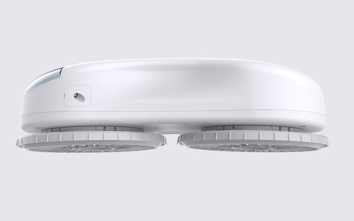 HUTT DDC55PRO Fensterputzroboter mit Doppelmotor-Rotationsreinigung, 3D-Schwebefahrwerk, 5400 Pa, Weiß - hutt-ddc55pro-06-side.jpg