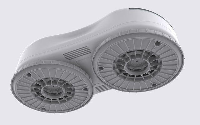 HUTT DDC55PRO Fensterputzroboter mit Doppelmotor-Rotationsreinigung, 3D-Schwebefahrwerk, 5400 Pa, Weiß - hutt-ddc55pro-07-bottom.jpg