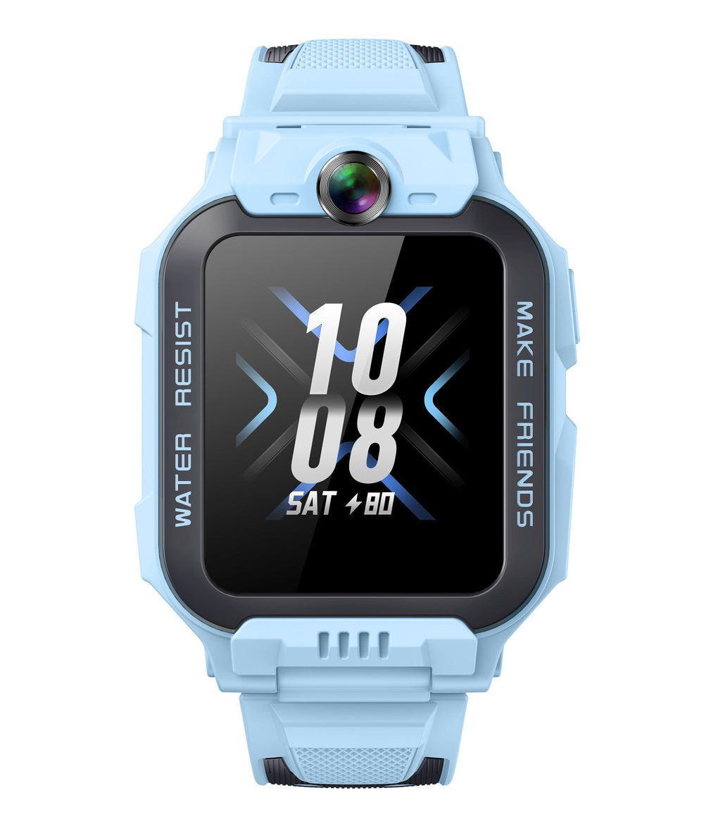 imoo Watch Phone Z7 Kinder-Smartwatch mit 4G-Videoanruf, Dual-Kamera, GPS-Ortung, IPX8, Blau - imoo-z7-blau-01-front.jpg