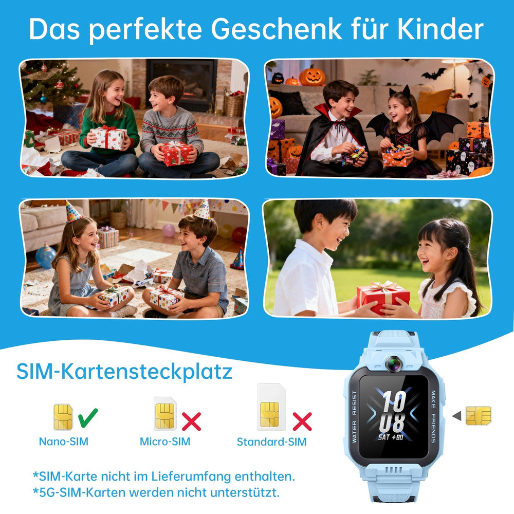 imoo Watch Phone Z7 Kinder-Smartwatch mit 4G-Videoanruf, Dual-Kamera, GPS-Ortung, IPX8, Blau - imoo-z7-blau-07-geschenk-sim.jpg