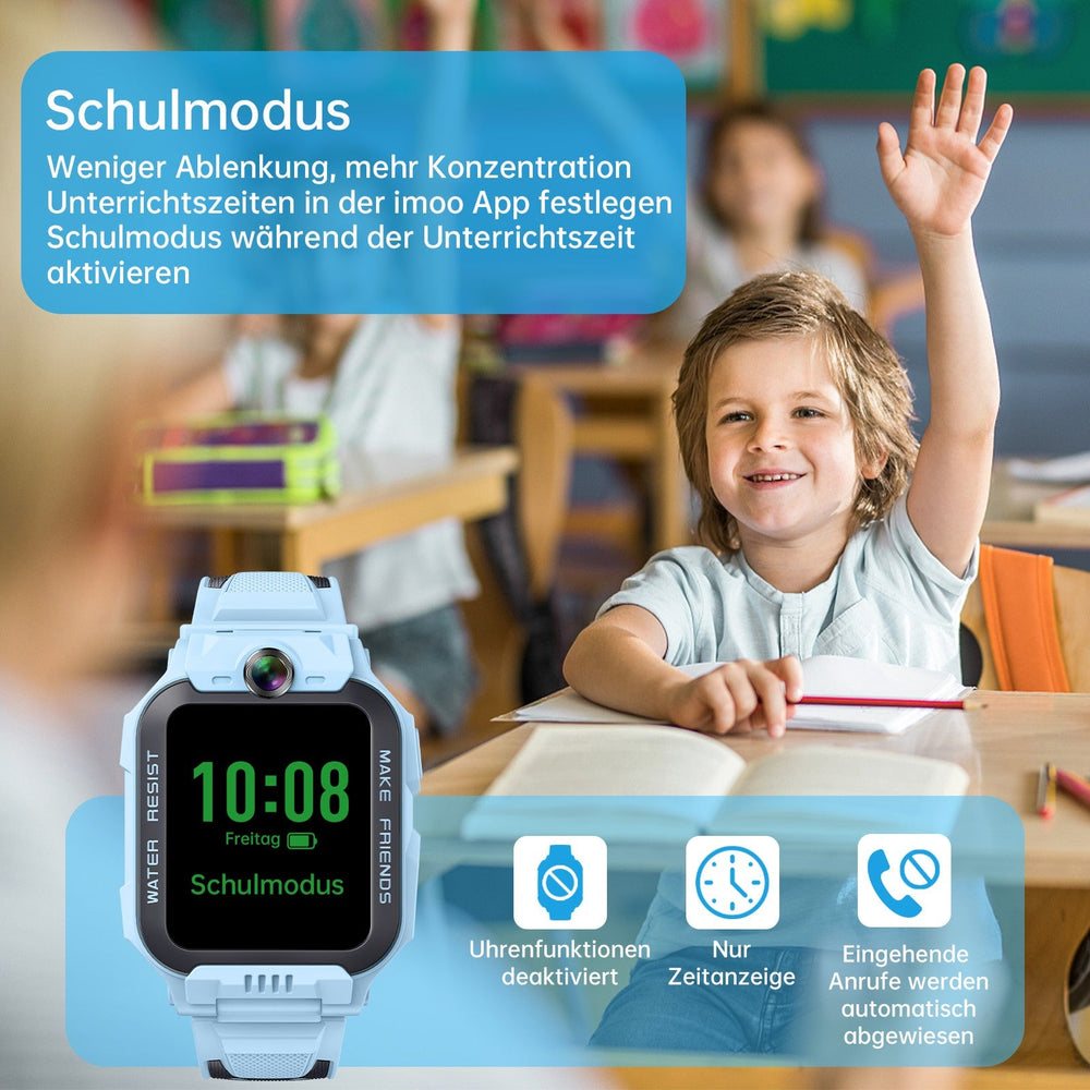 imoo Watch Phone Z7 Kinder-Smartwatch mit 4G-Videoanruf, Dual-Kamera, GPS-Ortung, IPX8, Blau - imoo-z7-blau-08-schulmodus.jpg