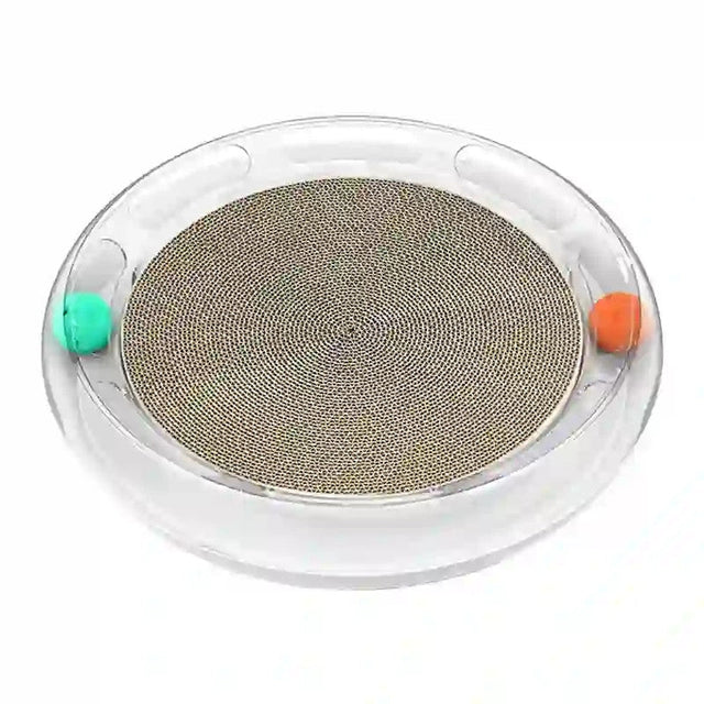 PETKIT FUN 4-in-1 Kratzspielzeug für Katzen mit Kratzpappe, Ballbahn, Glockenball und Katzenminze-Ball - petkit-6931580101303-01.jpg