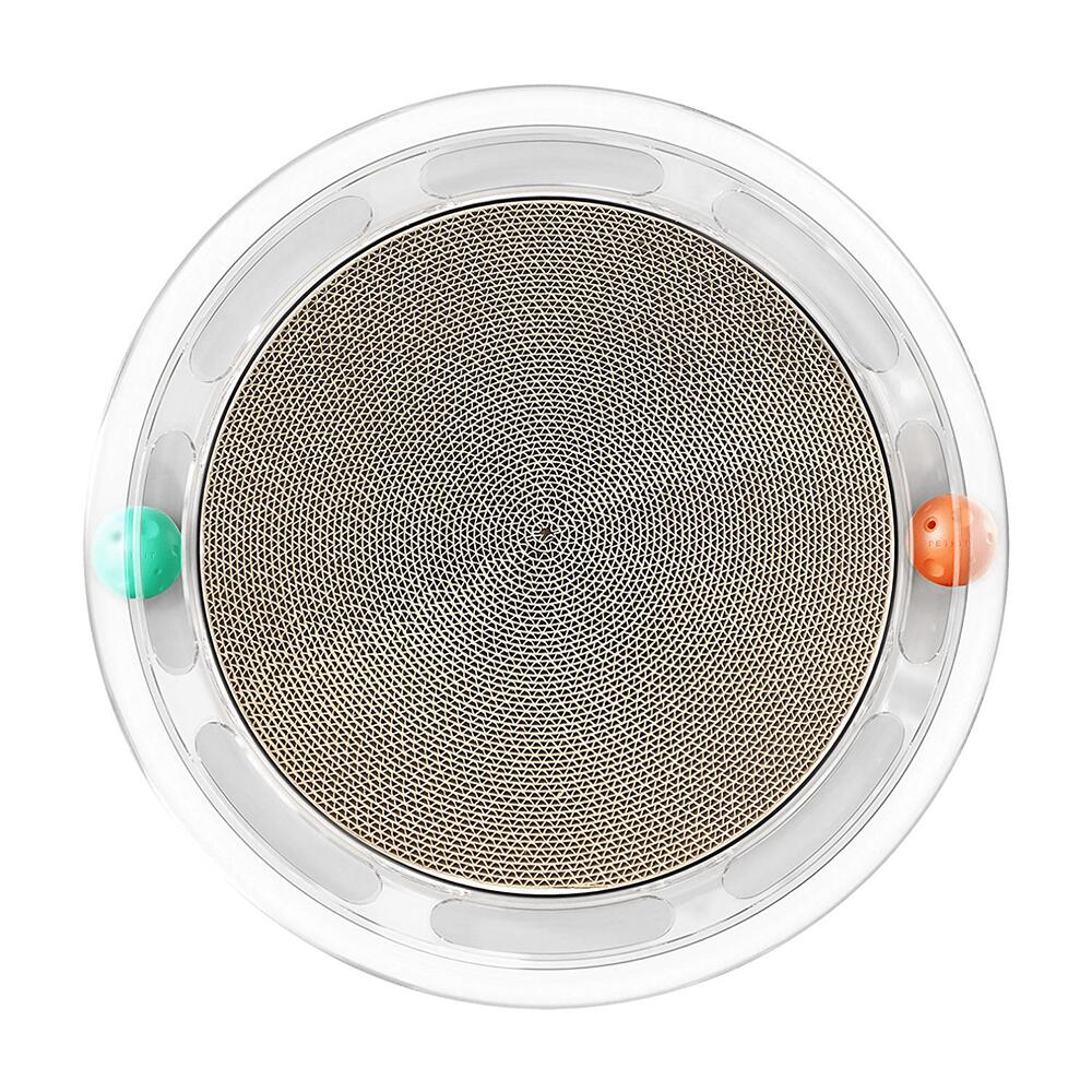 PETKIT FUN 4-in-1 Kratzspielzeug für Katzen mit Kratzpappe, Ballbahn, Glockenball und Katzenminze-Ball - petkit-6931580101303-02.jpg