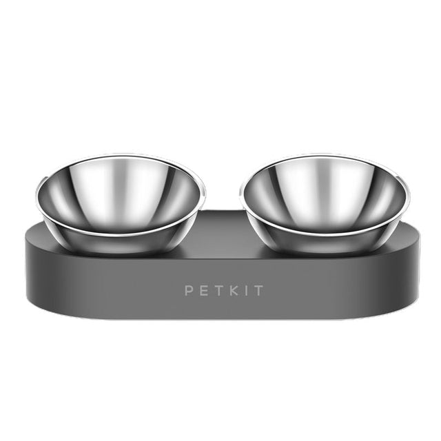 PETKIT Fresh Nano Metal Doppelnapf, 15° neigbar, Edelstahl, erhöht, Schwarz - petkit-6931580105356-01.jpg