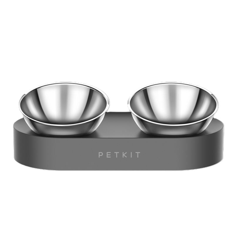 PETKIT Fresh Nano Metal Doppelnapf, 15° neigbar, Edelstahl, erhöht, Schwarz - petkit-6931580105356-01.jpg