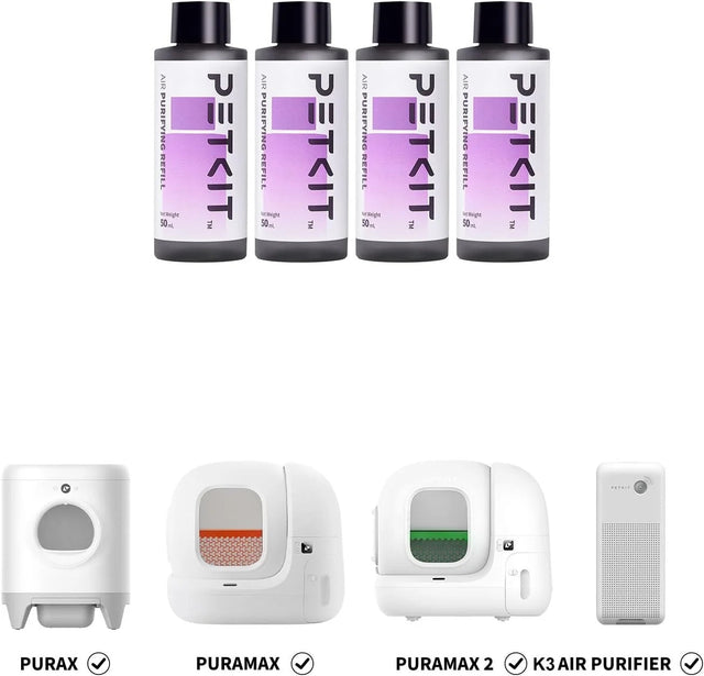 PETKIT Reinigungsflüssigkeit Nachfüllpack P9214 für Pura X, Pura Max und Pura Max 2, 4 × 50 ml - petkit-6973293800258-04.jpg