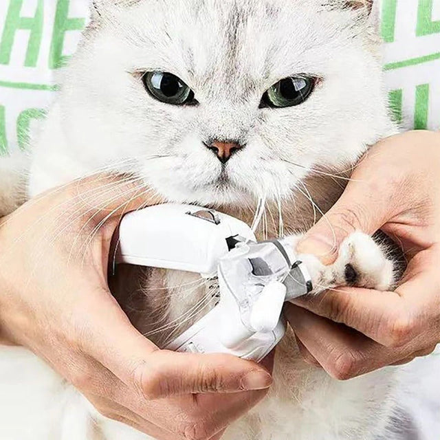 PETKIT LED Krallenschere für Katzen und Hunde mit LED-Licht, Splitterschutz und integrierter Nagelfeile, Weiß - petkit-6973293800807-03.jpg