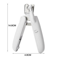 PETKIT LED Krallenschere für Katzen und Hunde mit LED-Licht, Splitterschutz und integrierter Nagelfeile, Weiß - petkit-6973293800807-07.jpg