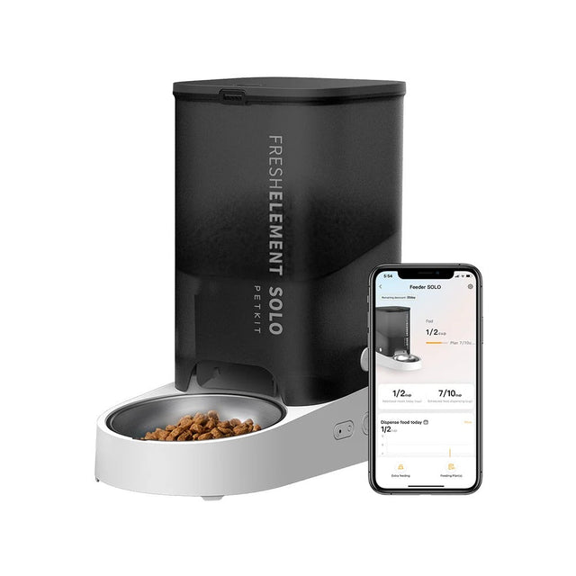 PETKIT Fresh Element Solo Futterautomat 3 L mit App-Steuerung für Katzen, Grau - petkit-6973293802276-03.jpg