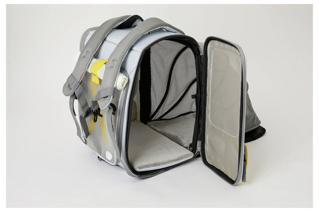 PETKIT Breezy xZone Katzenrucksack mit erweiterbarem Zeltbereich, faltbar, für Haustiere bis 6 kg, Grau - petkit-6973293802337-05.jpg