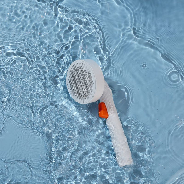 PETKIT Grooming Brush 2 Fellbürste mit Haarauswurf-Taste für Katzen und Hunde, Unterwolle und Entfilzung, Weiß - petkit-6973293807905-09.jpg
