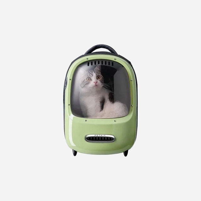 PETKIT Breezy 2 Katzenrucksack mit Lüfter und Licht, Transporttasche für Katzen bis 8 kg, Grün - petkit-6973293808629-05.jpg