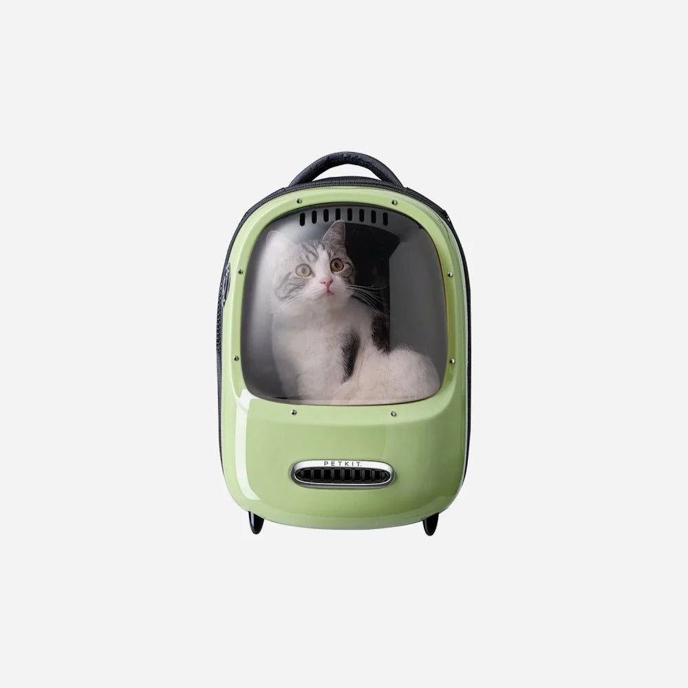 PETKIT Breezy 2 Katzenrucksack mit Lüfter und Licht, Transporttasche für Katzen bis 8 kg, Grün - petkit-6973293808629-05.jpg
