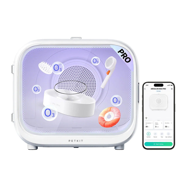 PETKIT AirSalon Max Pro Haustiertrockner Box 60 L mit Ozon-Desinfektion, 360°-Trocknung, leise, App-Steuerung, Weiß - petkit-6975069301778-02.jpg