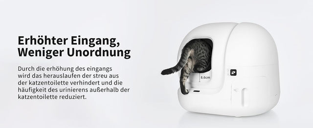 PETKIT PuraMax Fence P9220D Spritzschutz erhöhter Eingang für PURA MAX & PURA MAX 2, Weiß - petkit-6975069303352-04.jpg