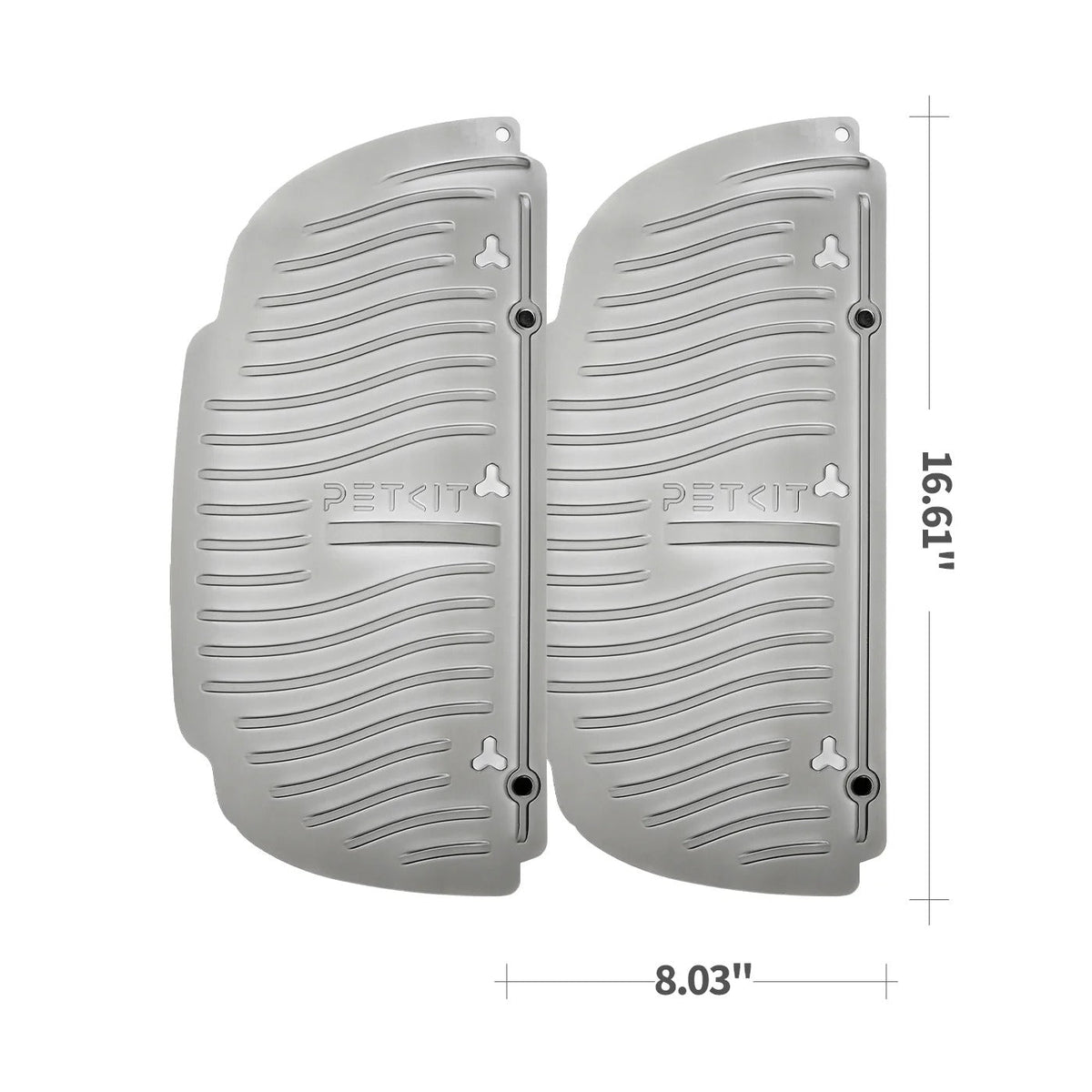 PETKIT Magnetischer Streu-Entferner P99021, 2 Stück, für Pura Max, Pura Max 2 und Purobot Max Pro, Grau - petkit-6975069303413-02.jpg