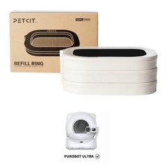 PETKIT Müllbeutel-Nachfüllring P99034 für PUROBOT ULTRA, 3 Stück, mit NFC-Erkennung, auslaufsicher - petkit-6975069304892-03.jpg