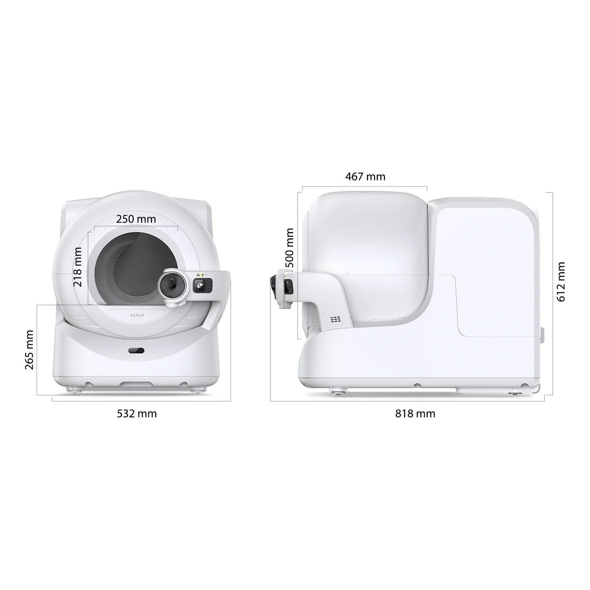 PETKIT Purobot Ultra selbstreinigende Katzentoilette P9903 mit KI-Kamera und automatischer Beutelverpackung, Weiß - petkit-6975069305523-06.jpg