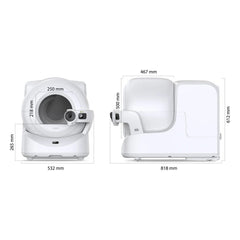 PETKIT Purobot Ultra selbstreinigende Katzentoilette P9903 mit KI-Kamera und automatischer Beutelverpackung, Weiß - petkit-6975069305523-06.jpg