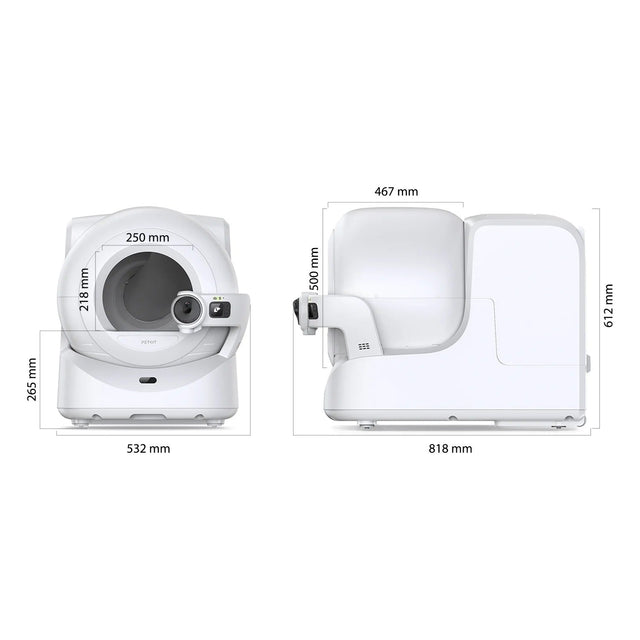 PETKIT Purobot Ultra selbstreinigende Katzentoilette P9903 mit KI-Kamera und automatischer Beutelverpackung, Weiß - petkit-6975069305523-06.jpg