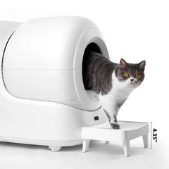 PETKIT Easy-Step Pedal P9225 Trittstufe für automatische Katzentoiletten, Weiß - petkit-6975069305691-05.jpg
