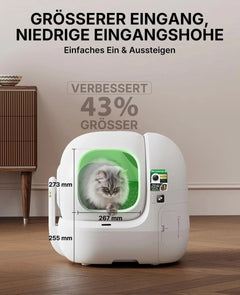 PETKIT Purobot Max Pro 2 selbstreinigende Katzentoilette P9904 mit KI-Kamera und App-Steuerung, Weiß - petkit-6975069306278-04.jpg