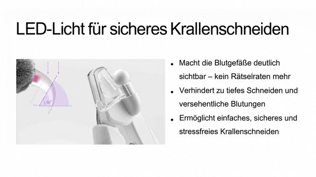PETKIT LED Krallenschere Pro für Katzen und Hunde mit LED-Licht, Krallenauffangbehälter und Sicherheitsstopp, Weiß - petkit-6975069303017-02.jpg