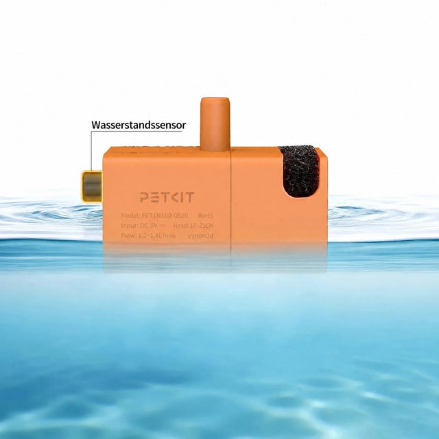 PETKIT Wireless Water Pump FFT1-2 P41161, kabellose Ersatzpumpe für EverSweet Max 2, hitzebeständig, orange - petkit-6975069307473-04.jpg
