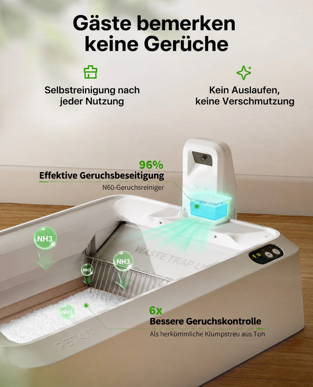PETKIT Purobot Crystal Duo mit Vordereingang (Front-Entry Hood) selbstreinigende Katzentoilette mit KI-Kamera, Weiß - petkit-6975069308807-10.jpg