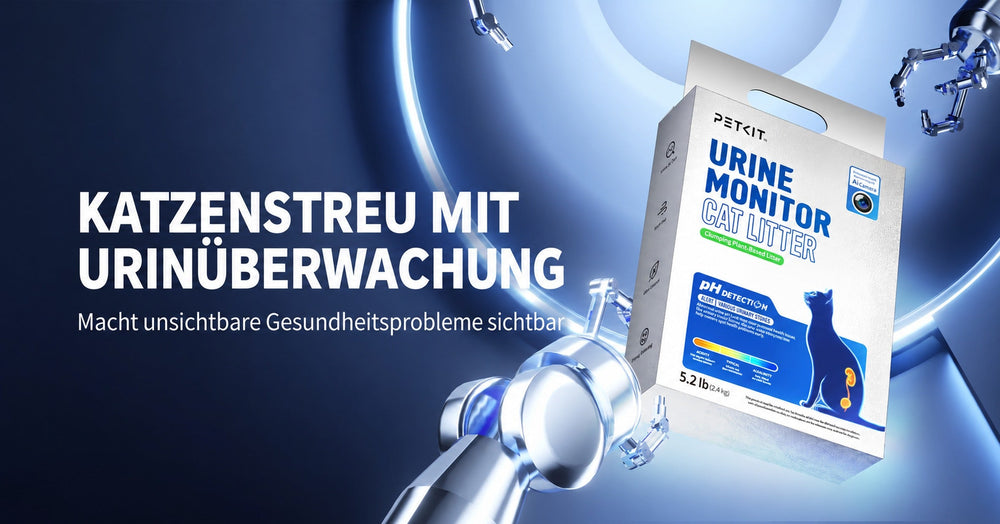 PETKIT Urine Monitor Tofu-Katzenstreu PKCL10 mit pH-Indikator, klumpend, staubarm, 4 Beutel à 2,4 kg - petkit-6975069306803-02.webp