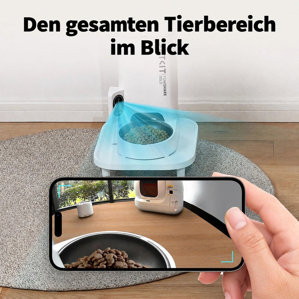 PETKIT Erhöhter Ständer für Futterautomaten PK2316, Weiß - petkit-6975069303680-06.jpg