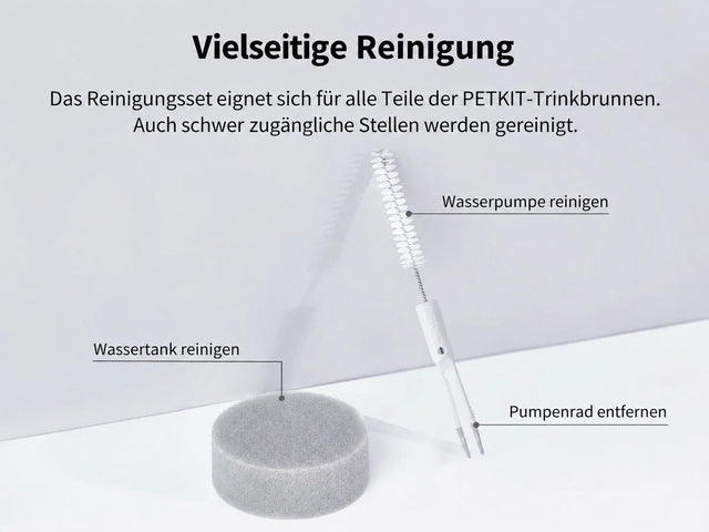PETKIT Cleaning Set Reinigungsset für Trinkbrunnen, 2-teilig mit Bürste und Schwamm - petkit-6975069302393-04.jpg