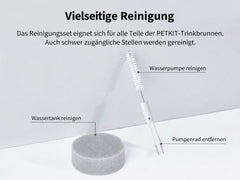 PETKIT Cleaning Set Reinigungsset für Trinkbrunnen, 2-teilig mit Bürste und Schwamm - petkit-6975069302393-04.jpg