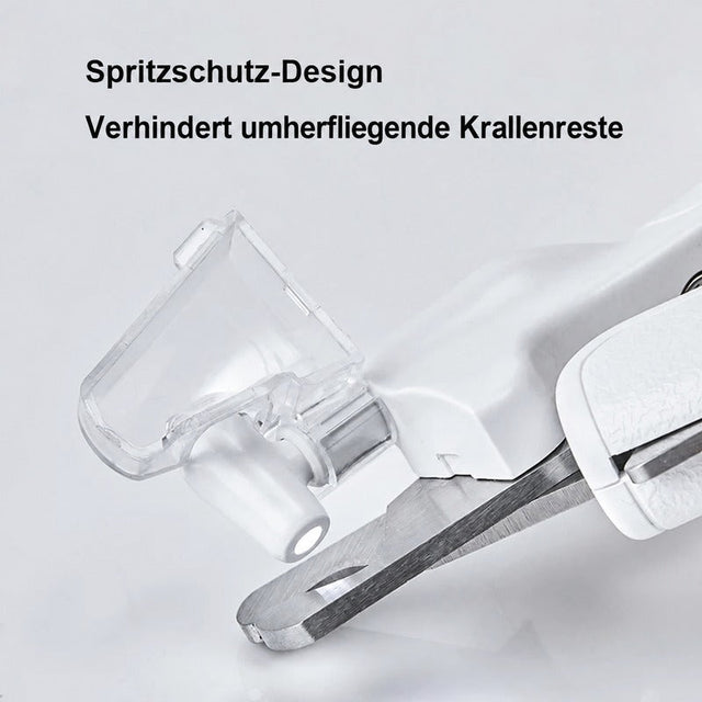 PETKIT LED Krallenschere für Katzen und Hunde mit LED-Licht, Splitterschutz und integrierter Nagelfeile, Weiß - petkit-6973293800807-05.jpg