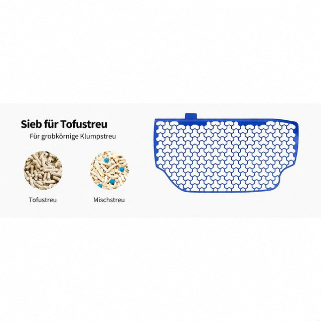 PETKIT Streusieb P99031 für PUROBOT ULTRA, für großkörnige Tofu- und Mischstreu bis 12,7 mm, Blau - petkit-6975069304779-03.jpg