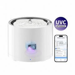 PETKIT EverSweet 3 Pro (UVC) Trinkbrunnen, kabellose UVC-Pumpe, 1,6 L, Edelstahl 304, App, weiß - petkit-6975069301891-02.jpg