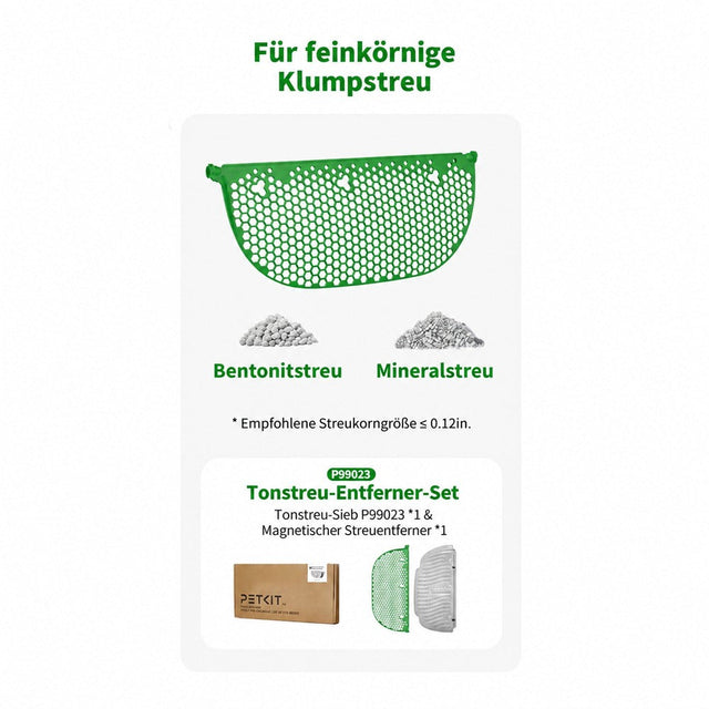 PETKIT Magnetisches Streusieb-Set P99023 für feinkörnige Streu, Sieb + Streu-Entferner, für Pura Max und Purobot Max Pro - petkit-6975069303475-02.jpg